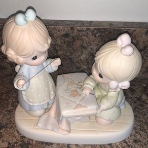 Girls sewing precious moments